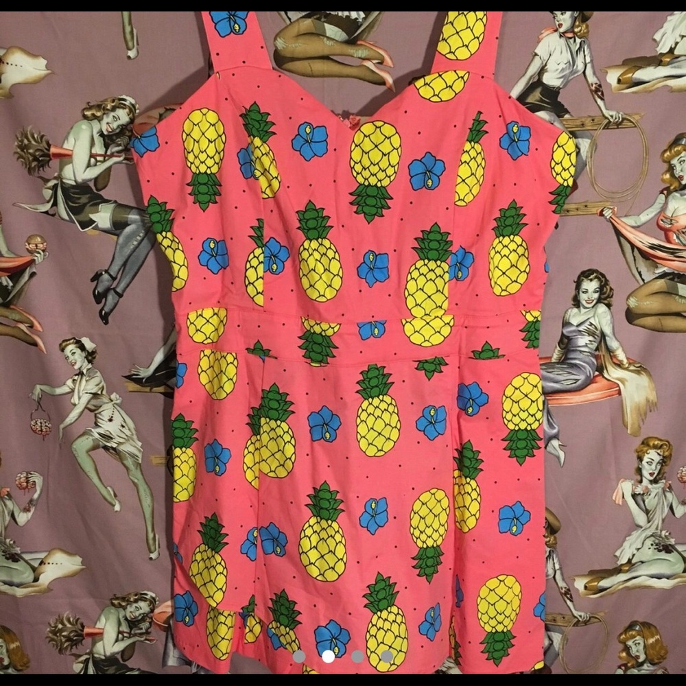 Tropical 3X plus-size skort romper🌈🌈🌈🌈🌈